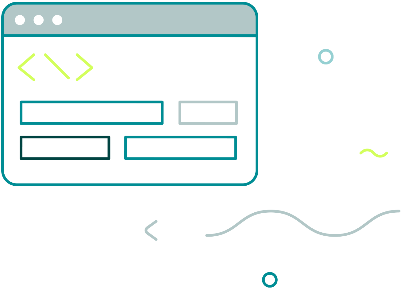 Abstract Terminal Window